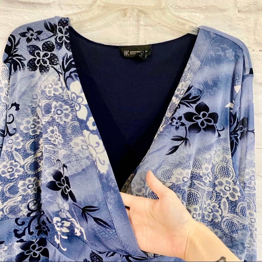 I.N.C. Wrap Blouse - Picture 2 of 6